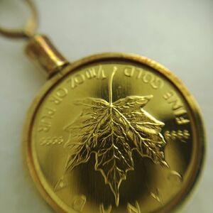 メープル金貨ネックレス
